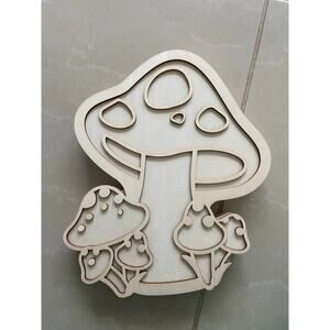 Wooden mushroom